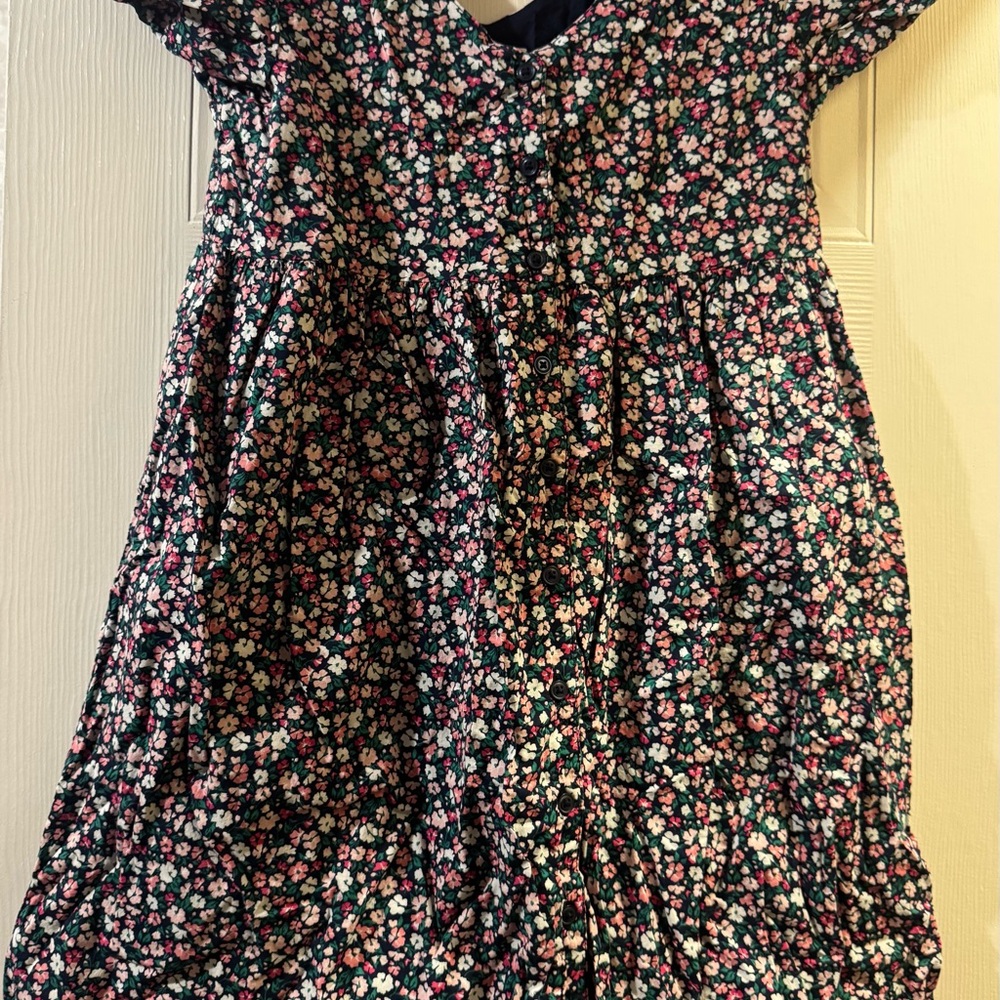 Janie and Jack Navy Floral Kids Dress
